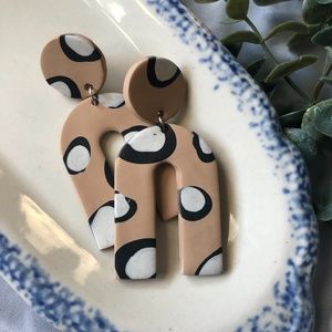 The Cambodia- Handmade- Clay Earrings